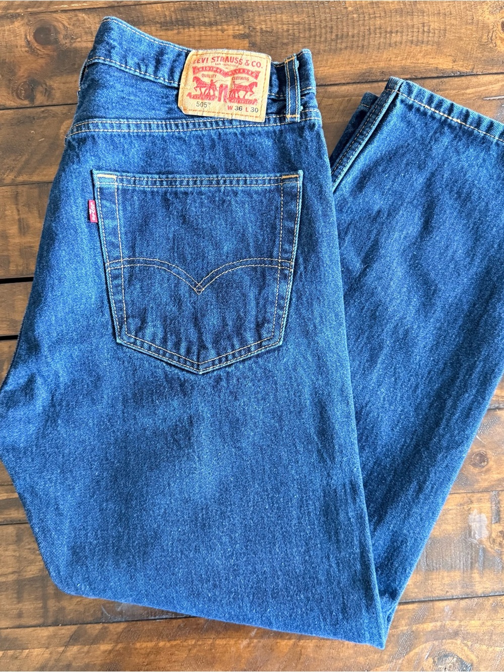Levi’s 505 Regular Fit Jeans, Men’s Size 36x30